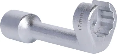 Image de KS TOOLS 1/2" Offener Ring-Steckschlüssel, 17mm (913.1214)