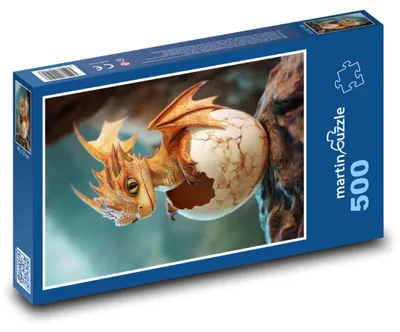 Zdjęcie produktu dla Puzzle 500 Smok - Wylęganie - martinpuzzle