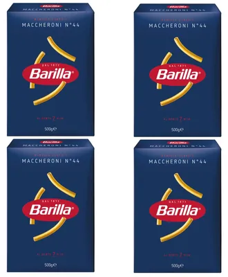 Immagine prodotto di Barilla pasta Maccheroni numero 44 di grano duro confezione da 4 pezzi