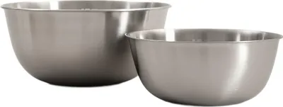 Zdjęcie produktu dla HOMLA Zestaw mis ONTARIO ze stali nierdzewnej, 2 szt. 22/27,5 cm