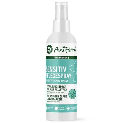 Produktbild von AniForte Fellharmonie Pflegespray Sensitiv 200 ml – Sanfte Fellpflege für Hunde & Katzen, Entfilzungsspray & Kämmhilfe, für glänzendes Fell