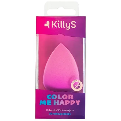 Produktbild von KillyS Professioneller 3D Makeup-Schwamm in Pink - Set aus 2 Schwämmen