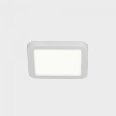 Image de KOHL LIGHTING DISC SLIM SQ Luminaire encastré avec cadre 225 x 225 mm, blanc, 24 W, CRI 80, 3000 K, non gradable