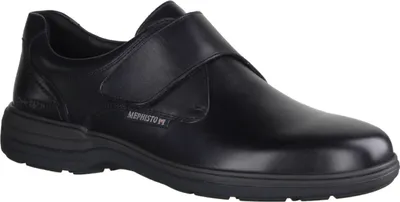 Produktbild von Mephisto Delio Herren Slipper, bequem Schuhe, Leder, Schwarz, wasserabweisend - Herrenschuhe Slipper, Schwarz, leder 