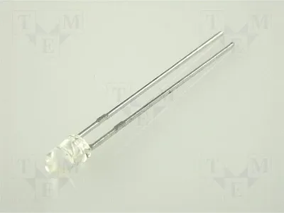 Produktbild von 5x LED grün 70÷150mcd 3mm 50° L-934SGC LED Dioden THT 3mm