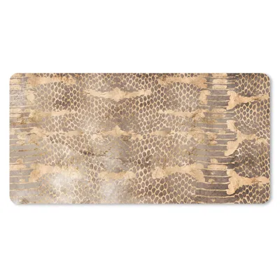 Produktbild von MuchoWow® Mauspad Mousepad Schlangendruck - Gold - Chic 60x30 cm - Mousepads - Maus Mat - Pad - Mausunterlage - Nachhaltig