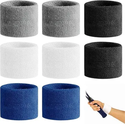 Produktbild von Famanu Sportarmbänder 8 Stück - Elastisch und saugfähig