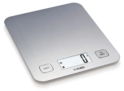 Digitale Küchenwaage, LCD, 5 kg, 1 g genau, grau