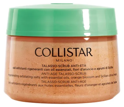 Zdjęcie produktu dla Collistar Anti-age Talasso-scrub 700g, Peeling do ciała, Kobiety, Uniwersalne, Przeciwstarzeniowy, Łuszczenie się, Nawilżający, Regeneracja, Odżywiający, Wybielający, Słoiczek, 700 g