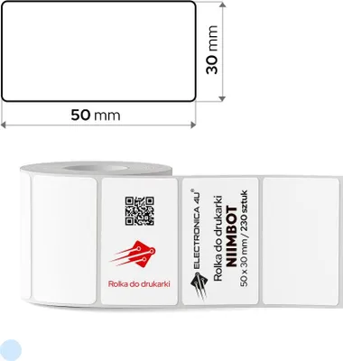 Image de Étiquettes autocollantes thermiques pour imprimante Niimbot B21_Pro 50x30