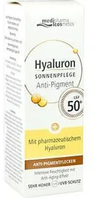 Image de Medipharma Cosmetics Soin solaire hyaluronique anti-pigmentation FPS 50+, 50 ml de crème