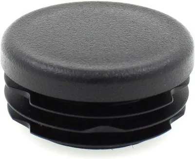 Productafbeelding van 16x Ronde Buisdoppen 22mm - Geribbelde Inzetstukken voor Tafel- en Stoelpoten
