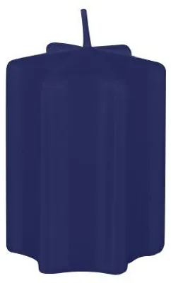 Produktbild von Sternkerzen Nachtblau Dunkelblau 120 x Ø 60 mm, 8 Stück