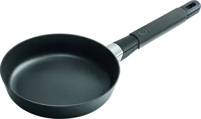 Produktbild von Squality Flachpfanne, Anthrazit, 20cm⌀, 5cm hoch, 0.8l Volumen, Ergo-Griff, CERAN/GAS