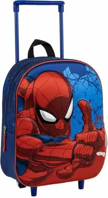 Produktbild von Cerda Group Spiderman Mit 3d-rucksack Mit Rollen Blau Blau One Size