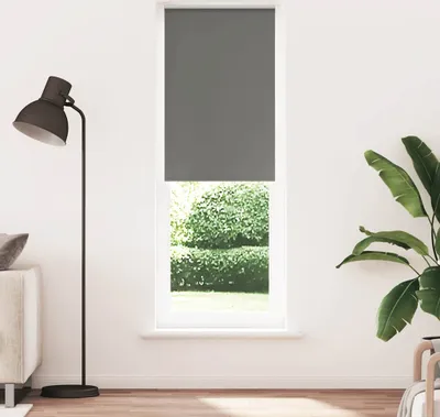 Immagine prodotto di Maison Exclusive - Tenda oscurante grigia 80x230 cm Larghezza tessuto 75,7 cm Poliestere