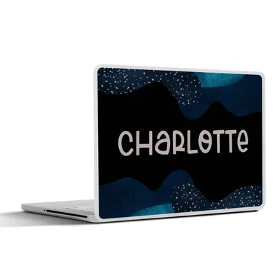 Produktbild von MuchoWow® Laptop Aufkleber Sticker Cover Charlotte - Pastell - Mädchen 30x21 cm - Sticker für Laptop - Selbstklebend