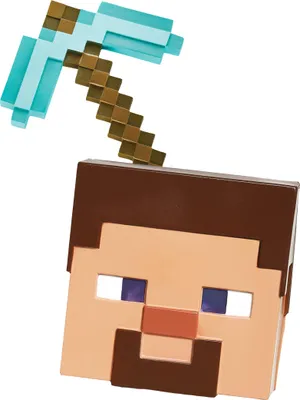 Produktbild von Minecraft Verkleidungsset Steve und Spitzhacke für Kinder - Einheitsgröße