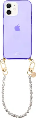 Produktbild von Pearlfection Cord Hülle Purple - Short Cord - Kompatibel mit iPhone 11