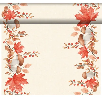 Produktbild von Duni Dunicel Tischläufer 24mx40cm Woodland Tete a Tete 1 Stück