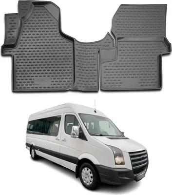 Immagine prodotto di 2006-2016 VW Crafter tappetini TPE nero 2 pz