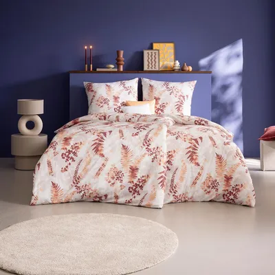 Produktbild von Estella Mako Interlock Jersey Bettwäsche Nadja rost 135x200 cm + 80x80 cm