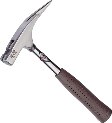 Image de Marteau de charpentiers poli avec porte-clou magnétique avec manche et bande rugueuse - PICARD - 29810