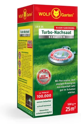 Image de WOLF-Garten 3826625 WOLF-Garten Turbo-Nachsaat shadow grass LR-S 25 500 g