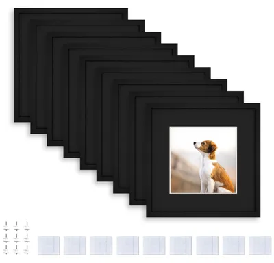 Produktbild von 9 Stück Foto-Tiles 8 x 8 cm - Wanddekorationsset für Fotos