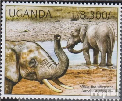 Produktbild von Briefmarken Uganda 2012 Mi 2814 (kompl.Ausg.) postfrisch Savannenelefant