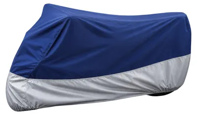 Image de Housse de protection pour moto, en tissu Oxford, dimensions 245x105x125 cm, couleur bleue