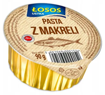 Zdjęcie produktu dla Pasta Z Makreli 90G Łosoś Ustka