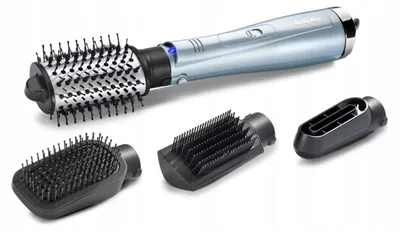 Produktbild von Babyliss Hydro Fusion 1000W Warmluft-Lockenbürste Keramik-Ionisation Blau