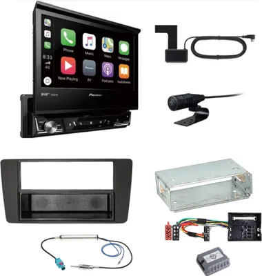 Produktbild von Pioneer AVH-Z7200DAB Digitalradio CD USB Einbauset für Skoda Octavia 2 Yeti 5L