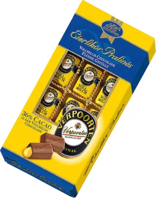 Immagine prodotto di Praline al liquore all'uovo Verpoorten ripiene di cioccolato al latte 120g