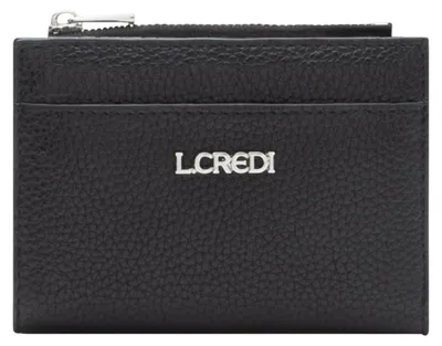 Produktbild von L.CREDI Geldbörse Perla Mini Wallet Black schwarz