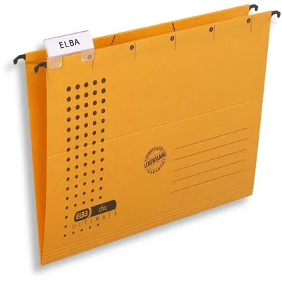 Zdjęcie produktu dla 5 szt. ELBA 100560143 Teczka wisząca chic ULTIMATE DIN A4, żółta