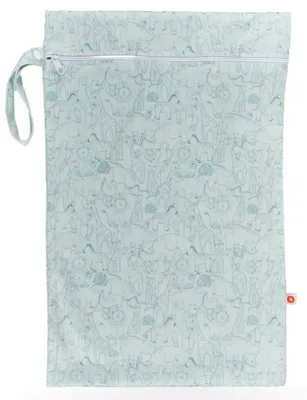 Produktbild von xkko Wetbag Windelbeutel Medium Safari Granite Green
