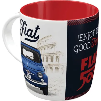 Image de Nostalgic-Art - Tasse à café - Fiat - Fiat 500 Enjoy The Good Times