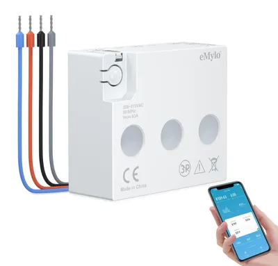WiFi-Energiemeter 3-phasig 63A, Echtzeit-Messung