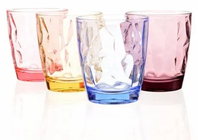 Immagine prodotto di Unyqoos® Bicchieri in acrilico infrangibili, cristallini, senza BPA – bicchieri in plastica leggeri per bambini, picnic, campeggio e giardino