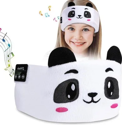 Produktbild von Schlafmaske mit Bluetooth - Kopfhörer-Mikrofon - Musik schlafen - Reise-Schlafmaske - Geschenk für Kinder - Reisen und Schlafen