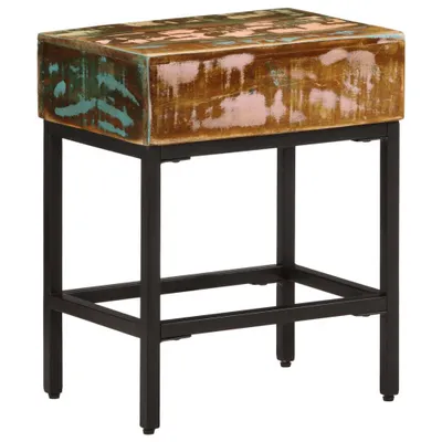 Image de vidaXL Table d'appoint 40x30x51 cm Vieux bois massif
