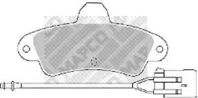 Produktbild von Scheibenbremsbelagsatz HA, FORD MONDEO