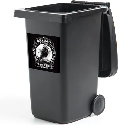 Produktbild von MuchoWow® - Abfall-Aufkleber - Container - für Abfallcontainer