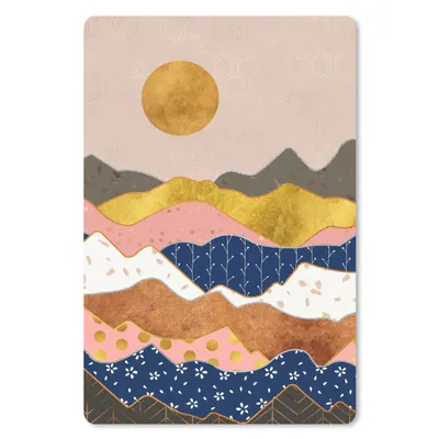 Produktbild von MuchoWow® Mauspad Mousepad Gold - Pastell - Muster 40x60 cm - Mousepads - Maus Mat - Pad - Mausunterlage - Schreibtisch Accesoire