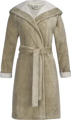 Produktbild von Esprit Damenbademantel Cosy Farbe mocca Größe 48/50