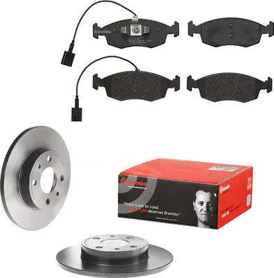 Produktbild von AG Bremsenkomplettsatz Bremsensatz Bremsscheiben Bremsklötze vorne Fiat 500