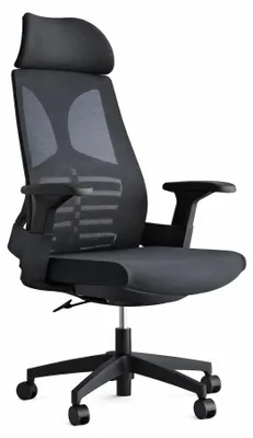 Obrázek produktu pro Ergonomická kancelářská židle s opěrkou hlavy a nastavitelnými podloketníky