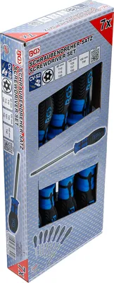 Produktbild von BGS 7841 T-Profil Schraubendreher-Satz, 8-tlg., T8-T40, mit Bohrung